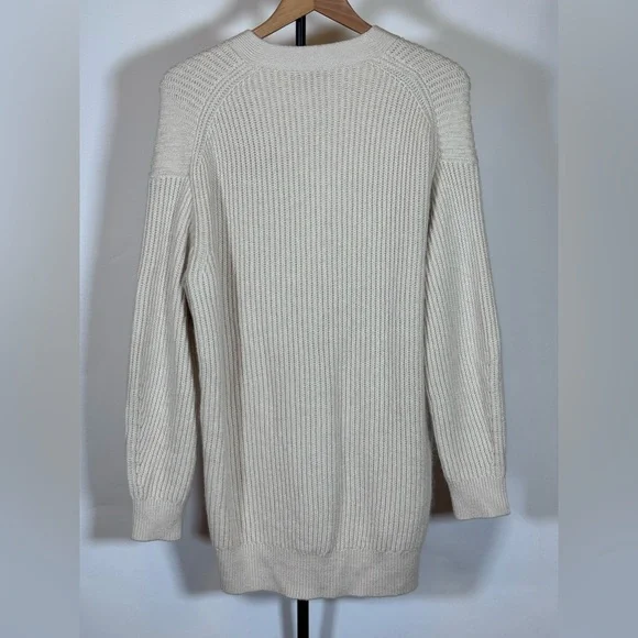 NWOT JCrew Ribbed V-neck cardigan sweater - Picture 4 of 8